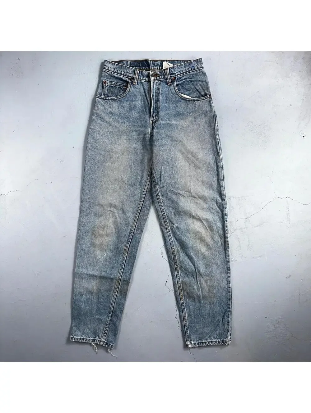 Levis 560 Vintage 90s Canada Red Tab Loose Fit Tapered Leg Blue Jeans 31x34